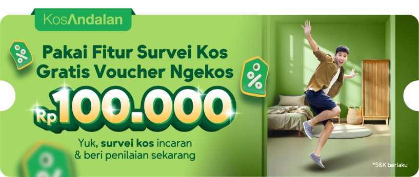 Voucher Ngekos 100RB Udah Siap Buat Kamu!