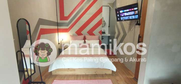 Kost Living In Red Room Gubeng Surabaya