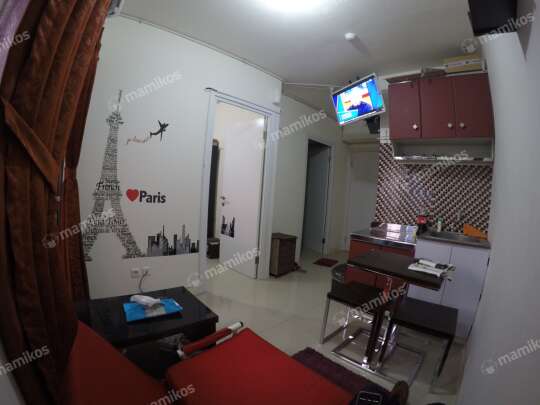 Apartemen Green Pramuka City Tipe 2 BR Full Furnished Lt 8 Cempaka Putih Jakarta Pusat 
